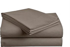PrzytulneMieszkanie.pl Bawełniane prześcieradło STANDARD 140x240 cm, ciemnoszare