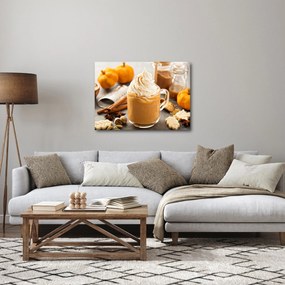 Obraz - Dyniowa latte (70x50 cm)