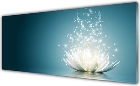 Szkło Dekoracyjne do Kuchni Eteryczny Kwiat Lotosu