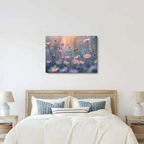 Obraz - Kwiaty w pastelowych kolorach (70x50 cm)