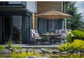 ALU WOOD 3,5 m - parasol z rączką z ochroną ULTRA UV : Substancja Desen - 846