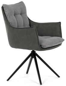 Zestaw krzeseł obiadowych z mechanizmem powrotnymDCH-D1345 GREY2, 2 szt.