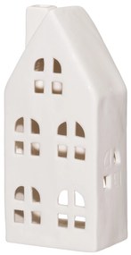 Ceramiczny lampion domek,  wys. 17 cm