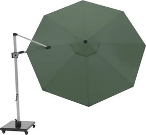 KNIRPS 320 x 320 cm - luksusowy wahadłowy parasol ogrodowy z drążkiem bocznym : Kolor parasola - Aloes