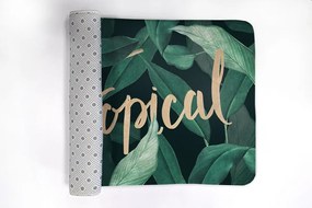 Dywanik łazienkowy antypoślizgowy Dywanik łazienkowy antypoślizgowy tropikalne liście