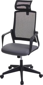 Krzesło biurowe MCW-J52,  szary