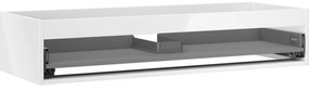 Mexen Box-A korpus szafki podumywalkowej 120 cm, 1 szuflada, biały połysk - 91AX0-1200-235-1-00