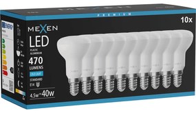 Mexen Nova 10x żarówka LED E14, R50, 4,5W, Zimna - 6500K, 470 lm - L103-E14-0565-01x10