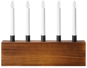 Brązowa świąteczna dekoracja świetlna Albero – Markslöjd