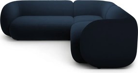 Niebieski aksamitny narożnik Kate – Micadoni