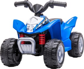 AIYAPLAY Elektryczny Quad dla Dzieci, światło LED, Klakson, Szerokie Opony, Wygodne Siedzenie, Antypoślizgowe Uchwyty, Niebieski