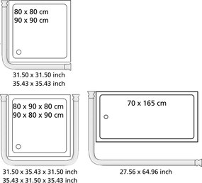 Uniwersalny kątownik do zasłony prysznicowej, WENKO
