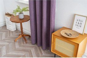 Zasłona zaciemniająca DUNES VELVET 140x250 cm, fioletowy Zawieszanie: Metalowe pierścienie