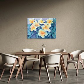 Obraz na szkle - Tropikalne krzewy (70x50 cm)