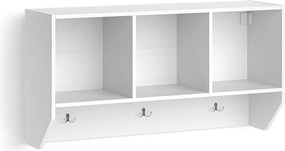 Półka ścienna pokój dziecięcy biały 107.2x31x56 luigi