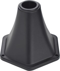 Outsunny Solarna Latarnia Ogrodowa LED Oświetlenie Chodnikowe 40 Lumenów Czarna 18x18x160cm | Aosom PL