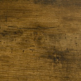 HOMCOM Wózek kuchenny przemysłowy design Stal Czarny Brąz 1 półka kosz na przechowywanie 4 kółka | Aosom PL