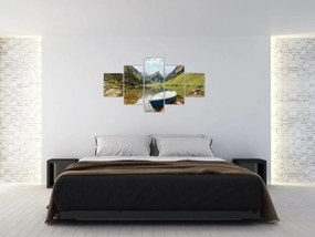 Obraz - Seealpsee, jezioro w Szwajcarii (125x70 cm)