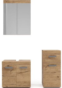 Zestaw mebli łazienkowych oak wotan 60x34x56 luna