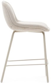 Beżowy hoker (wysokość siedziska 65 cm) Aimin – Kave Home