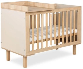 Łóżeczko dziecięce LAURA 120x60 buk/szampański LITTLE SKY