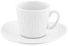 Białe porcelanowe filiżanki zestaw 6 szt. na espresso 30 ml Ylang – Villa Altachiara