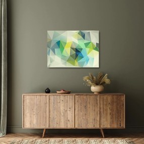 Obraz na szkle abstrakcji geometrycznej (70x50 cm)
