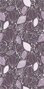 Tapeta - Magnolie, fioletowy odcień