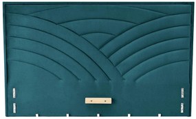Ciemnozielone pikowane wezgłowie do łóżka x T9-C94