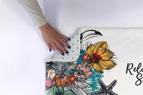 Dywanik pod prysznic Dywanik pod prysznic Ptaki Kwiaty