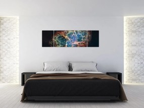 Obraz - Mgławica Krab (170x50 cm)