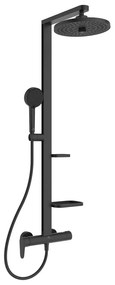 Metalowy zestaw prysznicowy w kolorze matowej czerni 111 cm ALU+ – Ideal Standard