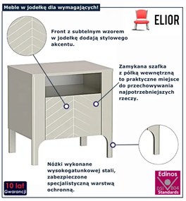 Elegancka szafka nocna kaszmir C8-G69