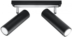 Plafon LED z regulacją E813-Beton - czarny