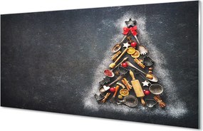 Szkło Ozdobne do Kuchni Bożonarodzeniowe Drzewko