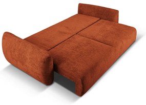 Pomarańczowa sofa 240 cm Matera – Cosmopolitan Design