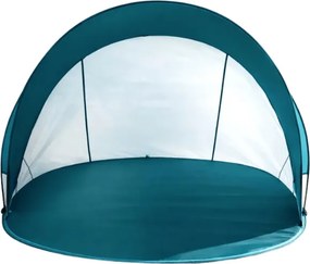 Samorozkładający się namiot plażowy SUNSHADE 190x120 cm, ciemnoniebieski/biały
