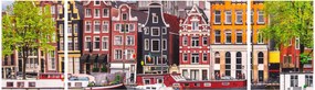 Obraz - Amsterdam, domy tańca (170x50 cm)