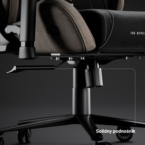 Fotel gamingowy materiałowy Diablo X-Horn 2.0, Normal Size, Camel Black