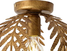 W stylu vintage lampa sufitowa złota 24 cm - Botanica