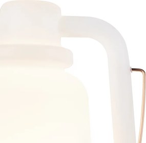 Lampa stojąca biała 51 cm IP44 - Storm Large