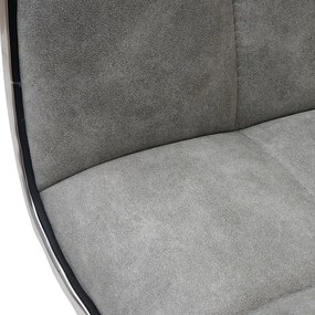 Krzesło do jadalni MCW-C41 (zestaw 6 sztuk),  szary beton vintage