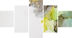 Obraz - Sztuka abstrakcyjna w tuszu (125x70 cm)