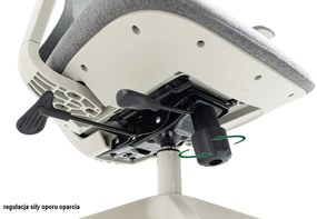 Fotel ergonomiczny ERGON szary SIGNAL