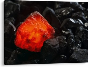Obraz - świecący minerał (70x50 cm)
