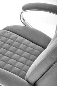 Fotel gabinetowy King 2 z tkaniny velvetowej