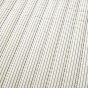 Zielona narzuta pikowana 220x230 cm Stripe – Catherine Lansfield