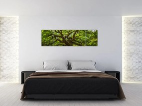 Obraz - Zielone drzewo (170x50 cm)