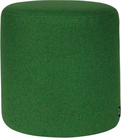 Zielony wełniany puf Folk – noo.ma