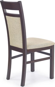 Klasyczne drewniane krzesło Gerard 2 Halmar ciemny orzech